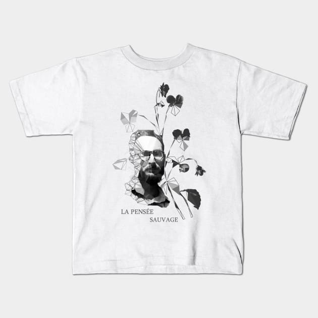 Claude Levi-Strauss Kids T-Shirt by Anthraey